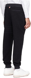Thom Browne Black Striped Sweatpants