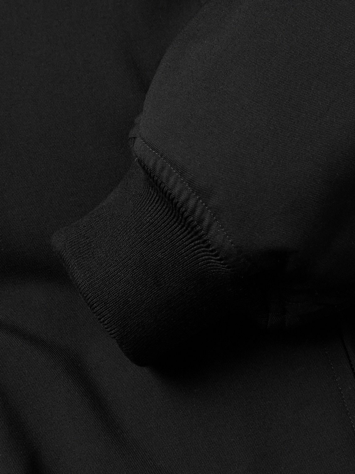 The Row - Fenn Padded Wool-Twill Bomber Jacket - Black