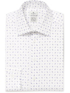 Etro - Paisley-Print Stretch Cotton-Poplin Shirt - White