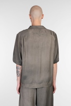 Ziggy Chen Shirt In Green Viscose