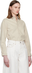 JACQUEMUS Beige 'The Amelo de-Nîmes' Denim Shirt
