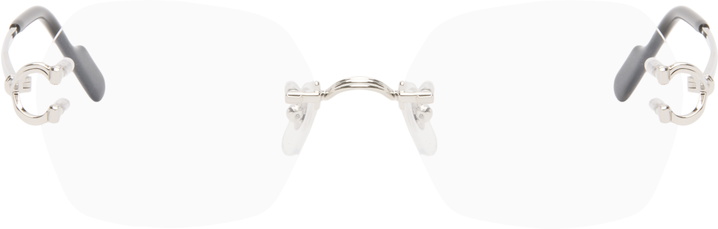 Photo: Cartier Silver 'Signature C de Cartier' Glasses