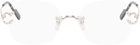 Cartier Silver 'Signature C de Cartier' Glasses