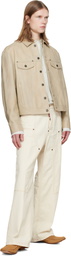 Dsquared2 Off-White Baggy Carpenter Trousers