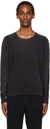 Homme Plissé Issey Miyake Gray Arc Long Sleeve T-Shirt