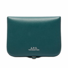 A.P.C. Men's Josh Wallet in Empire Green