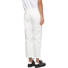 Valentino White Five Pocket Chino Jeans