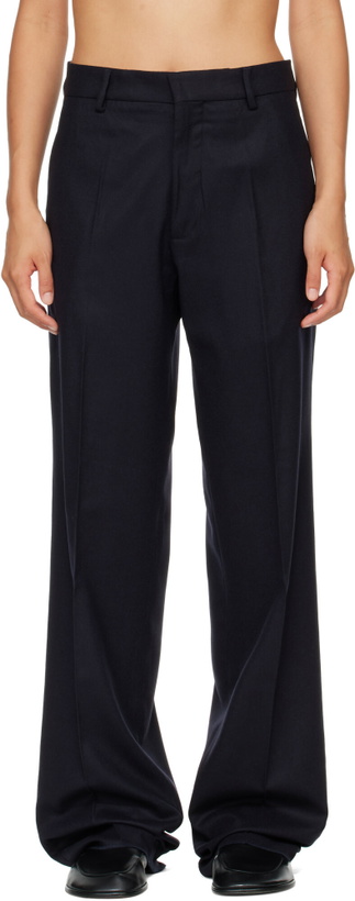 Photo: HommeGirls Navy Slim Trousers