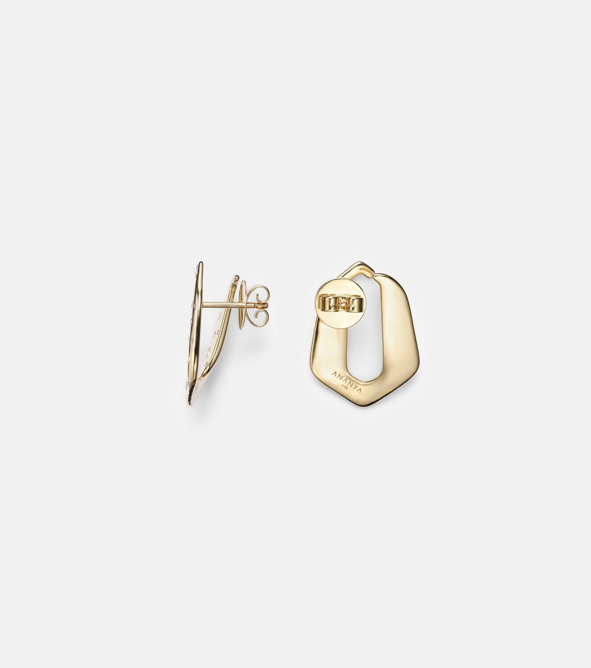 Ananya 18kt gold earrings with diamonds