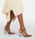 Gianvito Rossi Juno D'Orsay 105 leather pumps