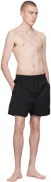 1017 ALYX 9SM Black Embroidered Swim Shorts
