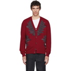 Missoni Red Pattern Cardigan