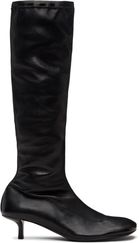 Photo: Marsèll Black Cotama Tall Boots