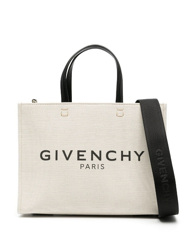 Photo: GIVENCHY - G-tote Canvas Small Shopping Bag