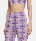 Dodo Bar Or Jacquard high-rise leggings
