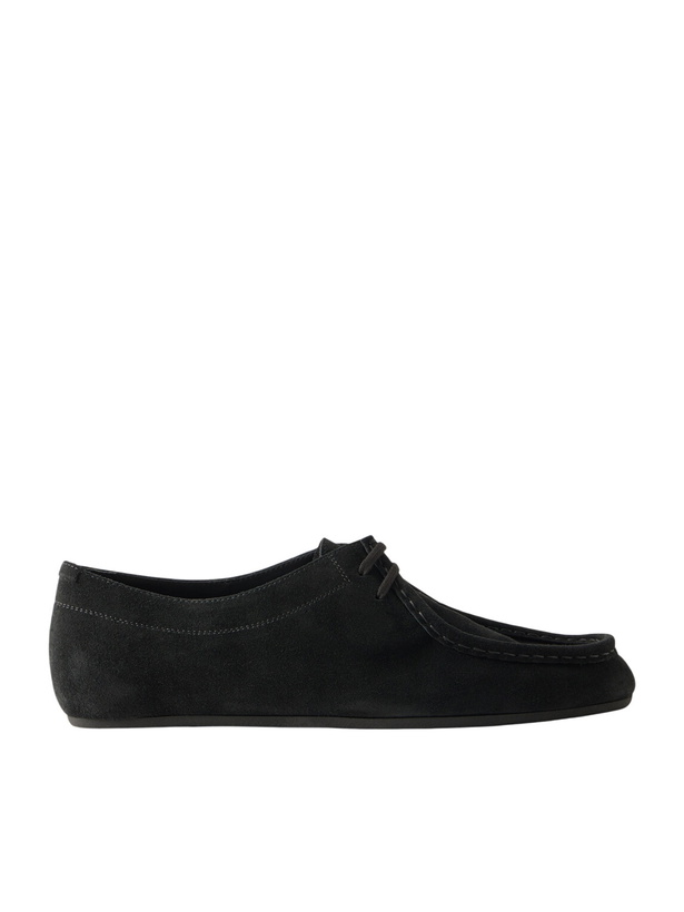 Photo: Jil Sander - Suede Derby Shoes - Black