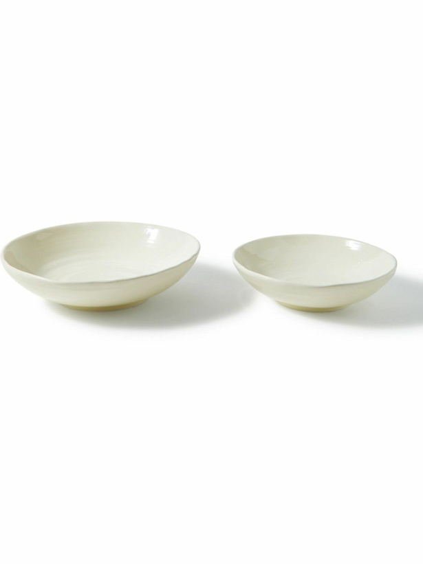 Photo: Brunello Cucinelli - Set of Two Glazed Ceramic Bowls