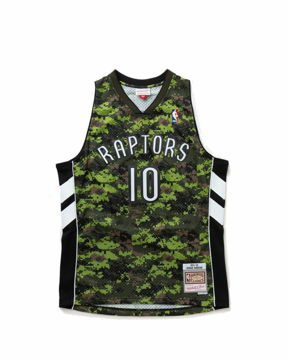 Photo: Mitchell & Ness Nba Camo Swingman Jersey Toronto Raptors Alternate 2011 12 Demar Derozan #10 Multi - Mens - Jerseys