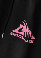 God Made Heritage Printed Cotton Sweatpants Black