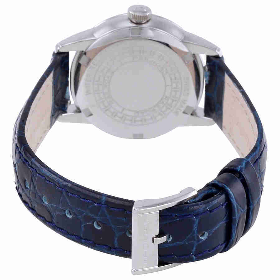 Hamilton White Mother of Pearl Dial Blue Leather Ladies Watch H40311691