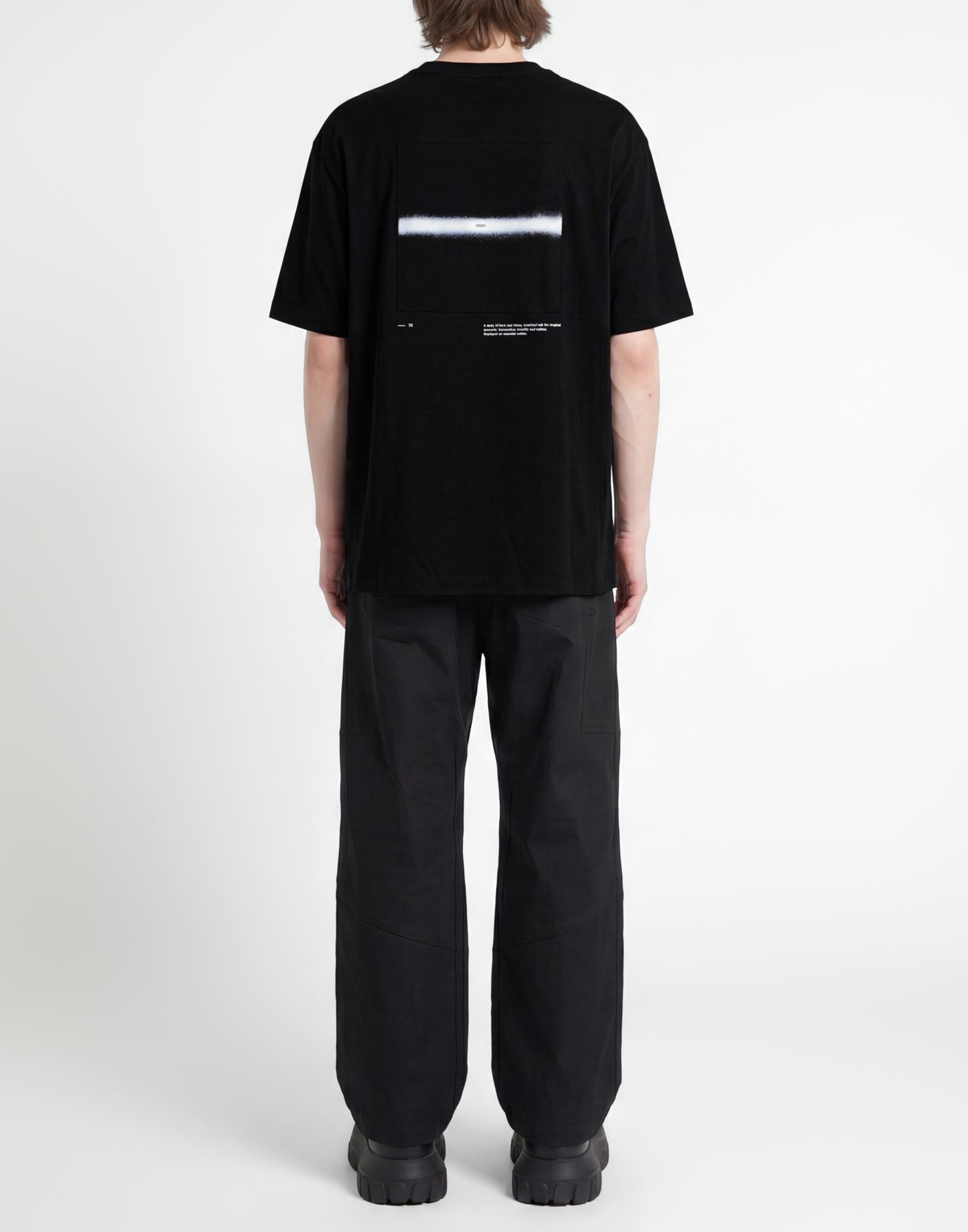 Thom Krom Mens T-shirt in Black