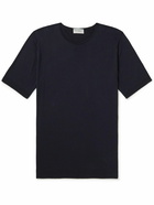 John Smedley - Belden Slim-Fit Sea Island Cotton T-Shirt - Blue