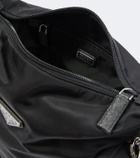 Prada Re-Nylon leather-trimmed shoulder bag