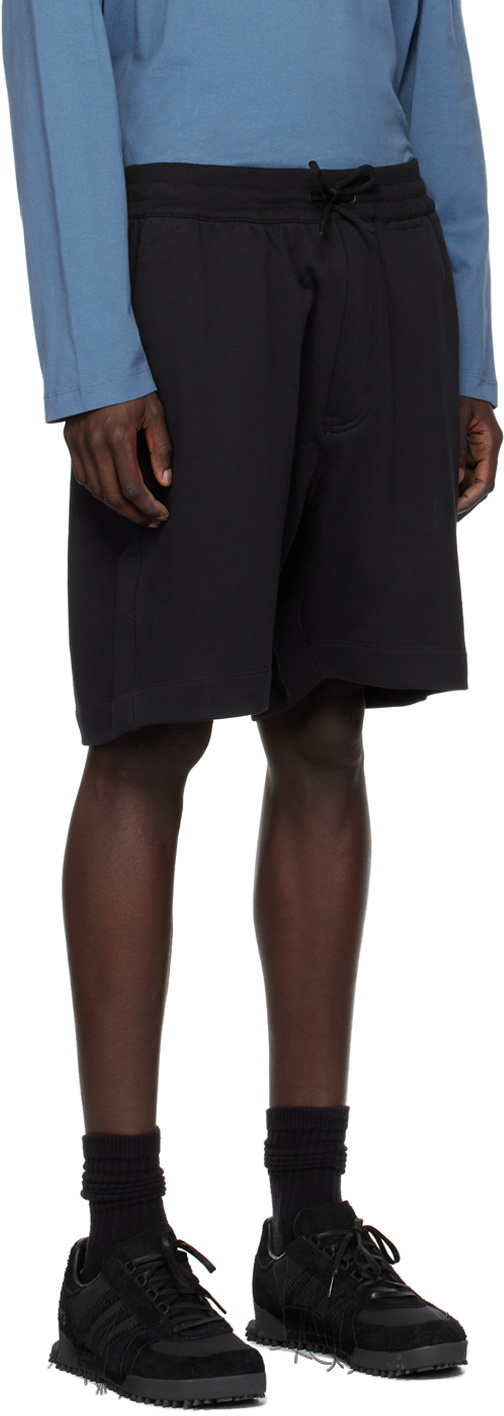 Y-3 Black Bonded Shorts Y-3