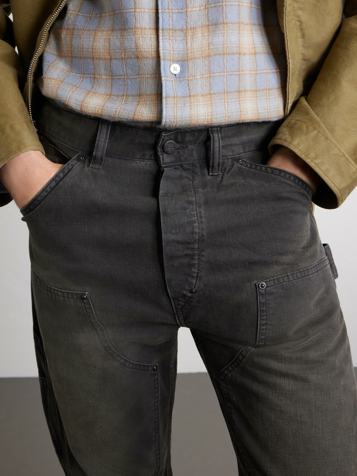 RRL - Hamilton Straight-Leg Cotton-Canvas Trousers - Brown