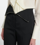 McQueen Wool bootcut pants