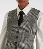 Dolce&Gabbana Prince of Wales check wool-blend vest