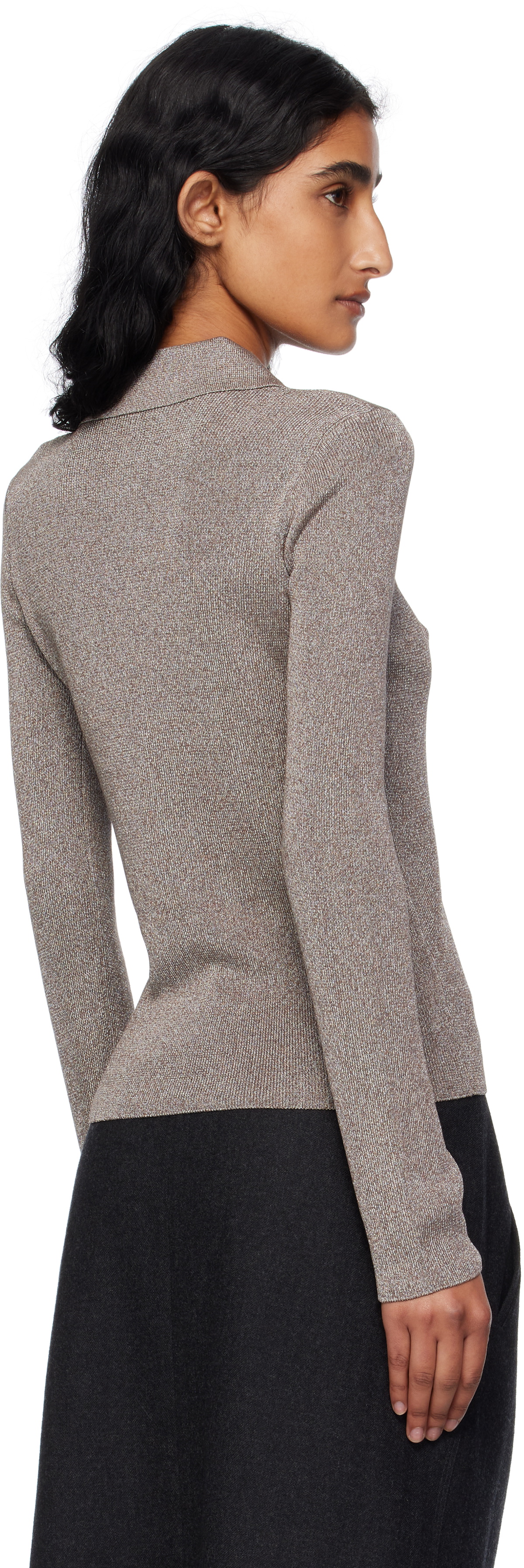 A.P.C. Gray Mila Polo