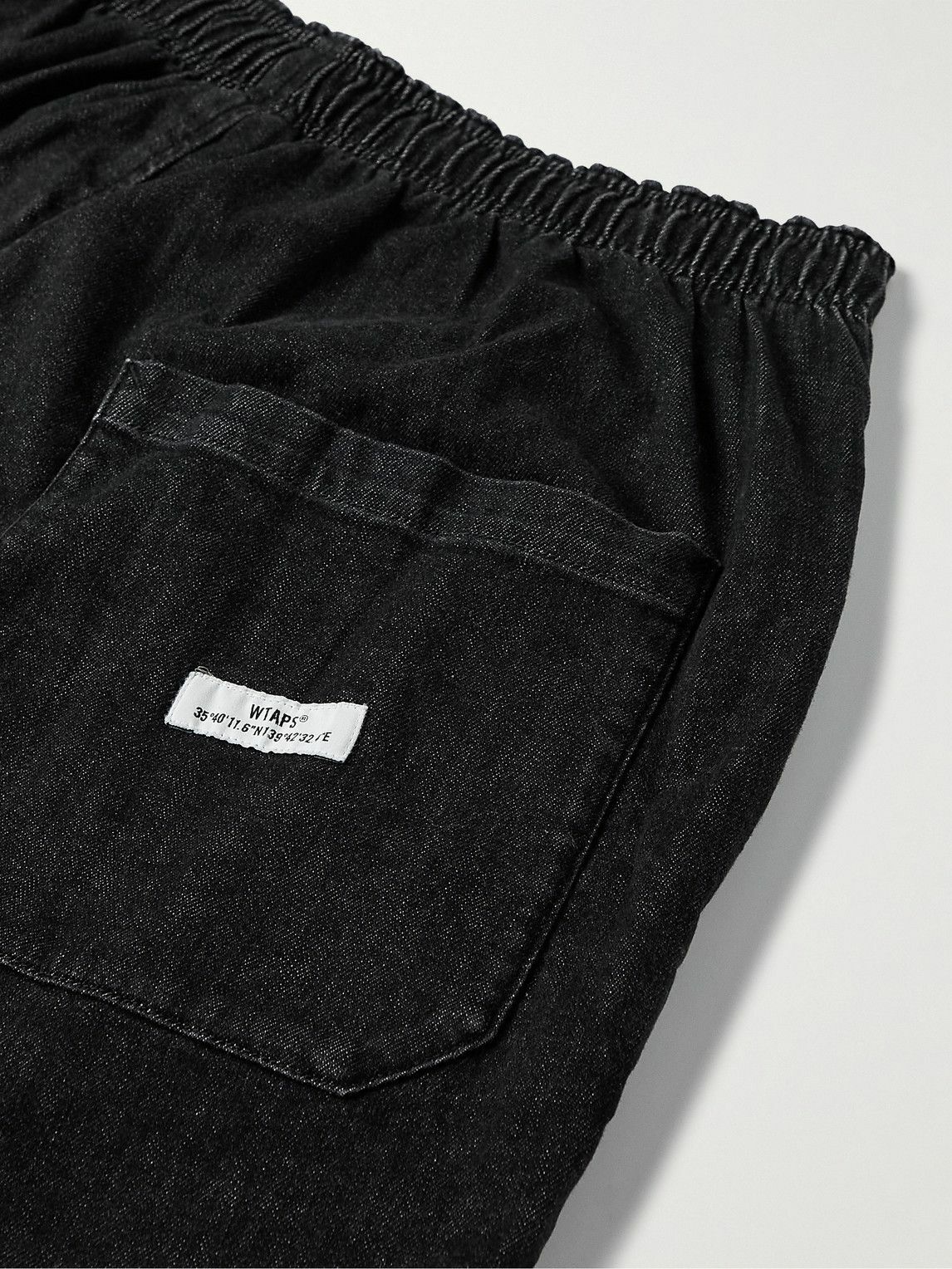 WTAPS - Seagull 01 Straight-Leg Drawstring Jeans - Black WTAPS