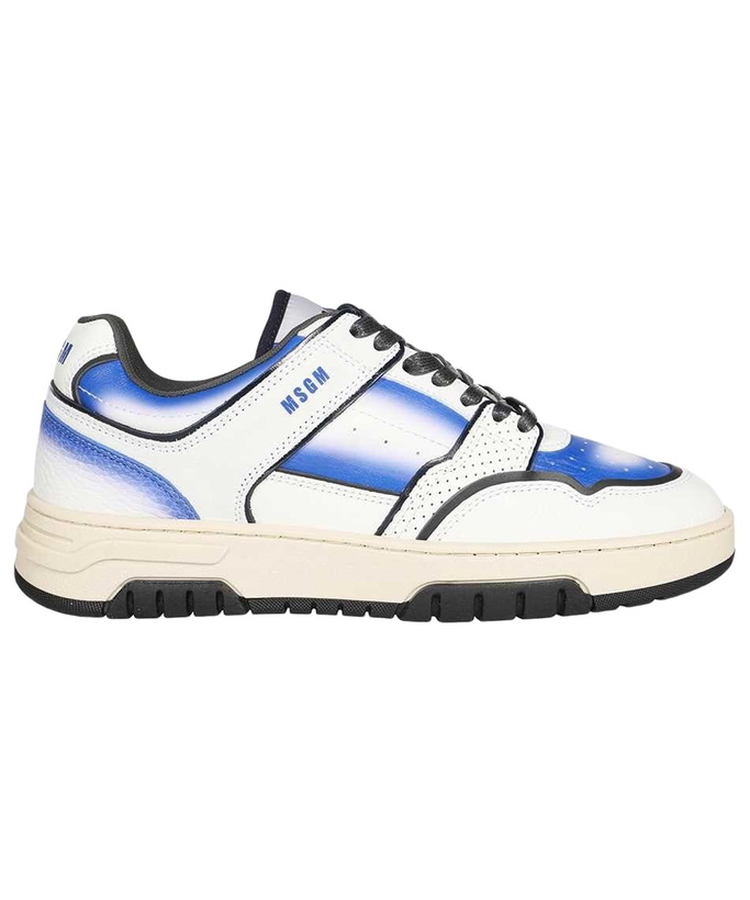 Photo: MSGM Leather Low-top Sneakers