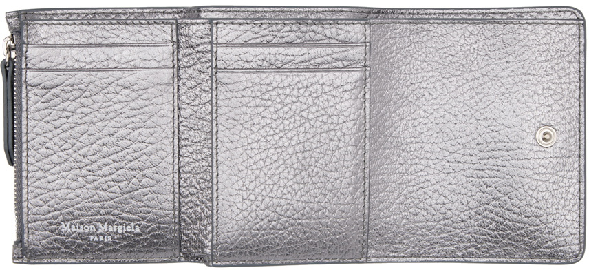 Maison Margiela Silver Four Stitches Wallet Maison Margiela