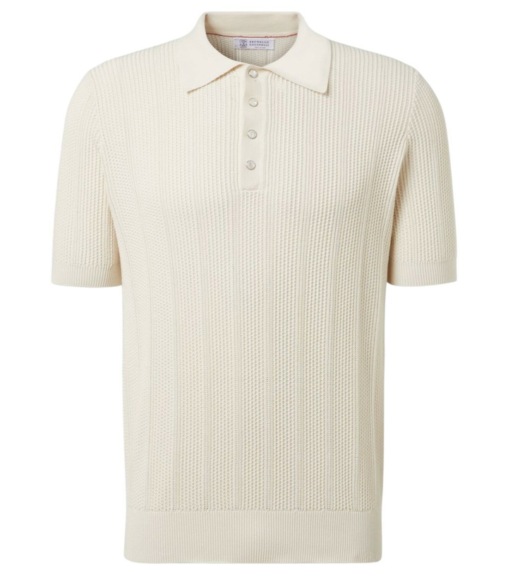 Photo: Brunello Cucinelli Cotton polo shirt