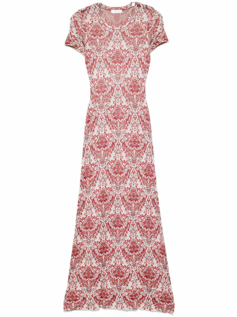 Rabanne Off-White Off-The-Shoulder Maxi Dress Paco Rabanne
