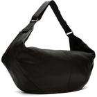 LEMAIRE Brown Large Quiver Clip Leather Bag