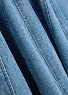 Simkhai Taylan Panelled Stretch-denim Midi Skirt Light Blue