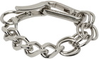 Heron Preston Silver Multichain Bracelet