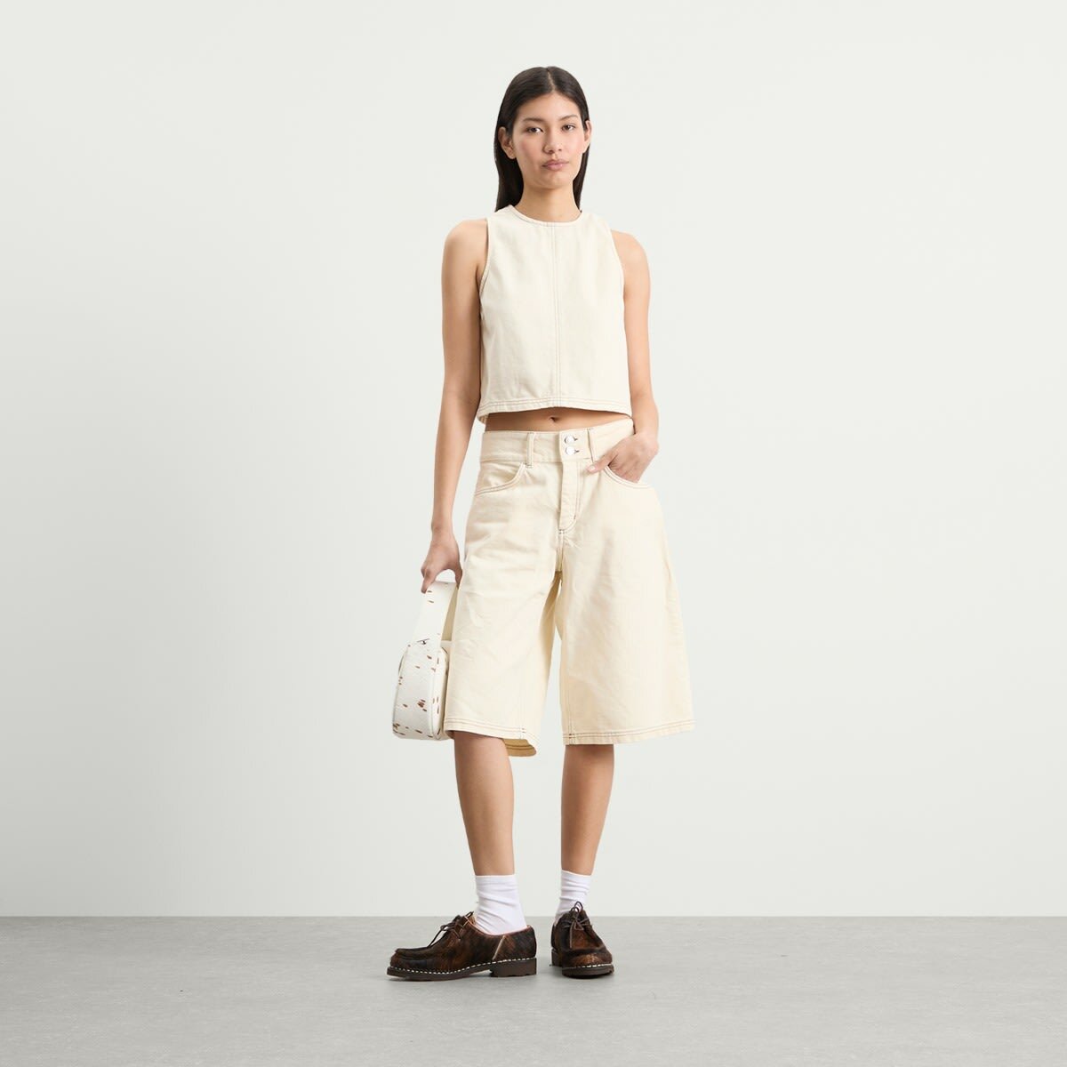 Hosbjerg Women's Bree Shorts in Off White