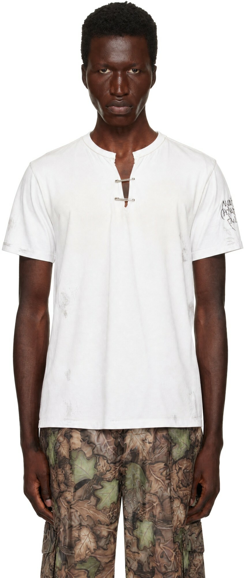 Stockholm (Surfboard) Club White Franz Pin T-shirt