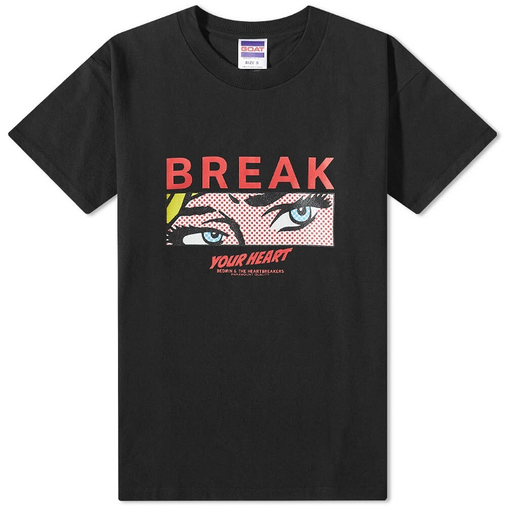 Photo: Bedwin & The Heartbreakers Men's Roy Pop Art Graphic T-Shirt in Black