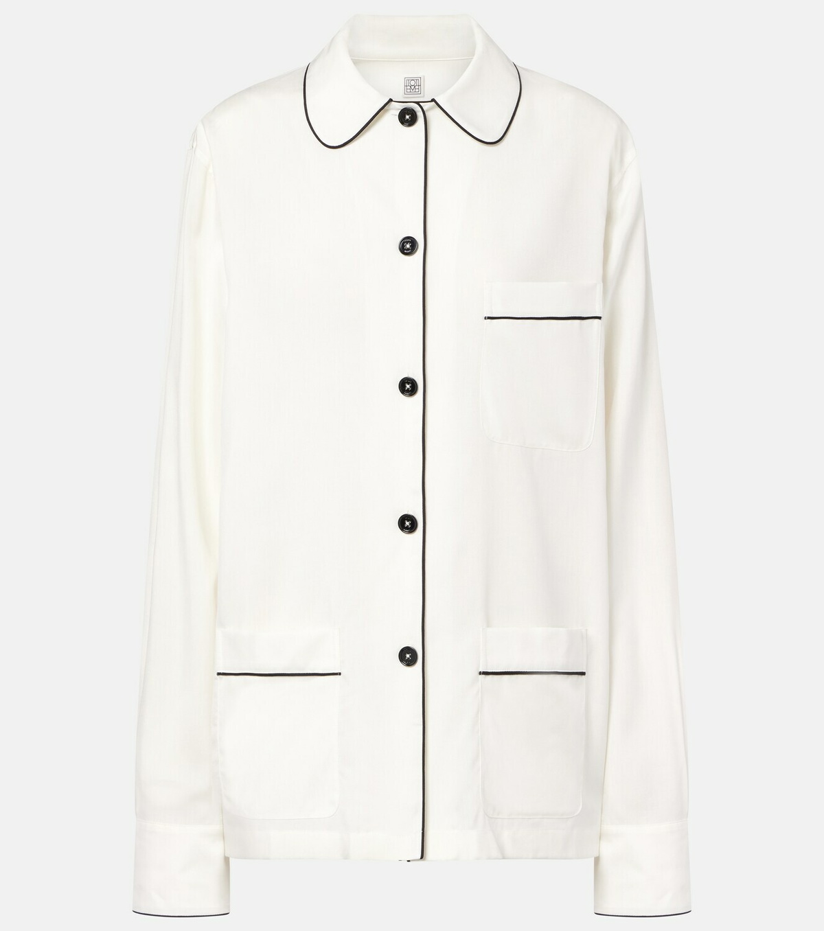 Toteme Oversized silk shirt