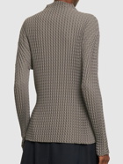 ISSEY MIYAKE Spongy Jersey Long Sleeve Top