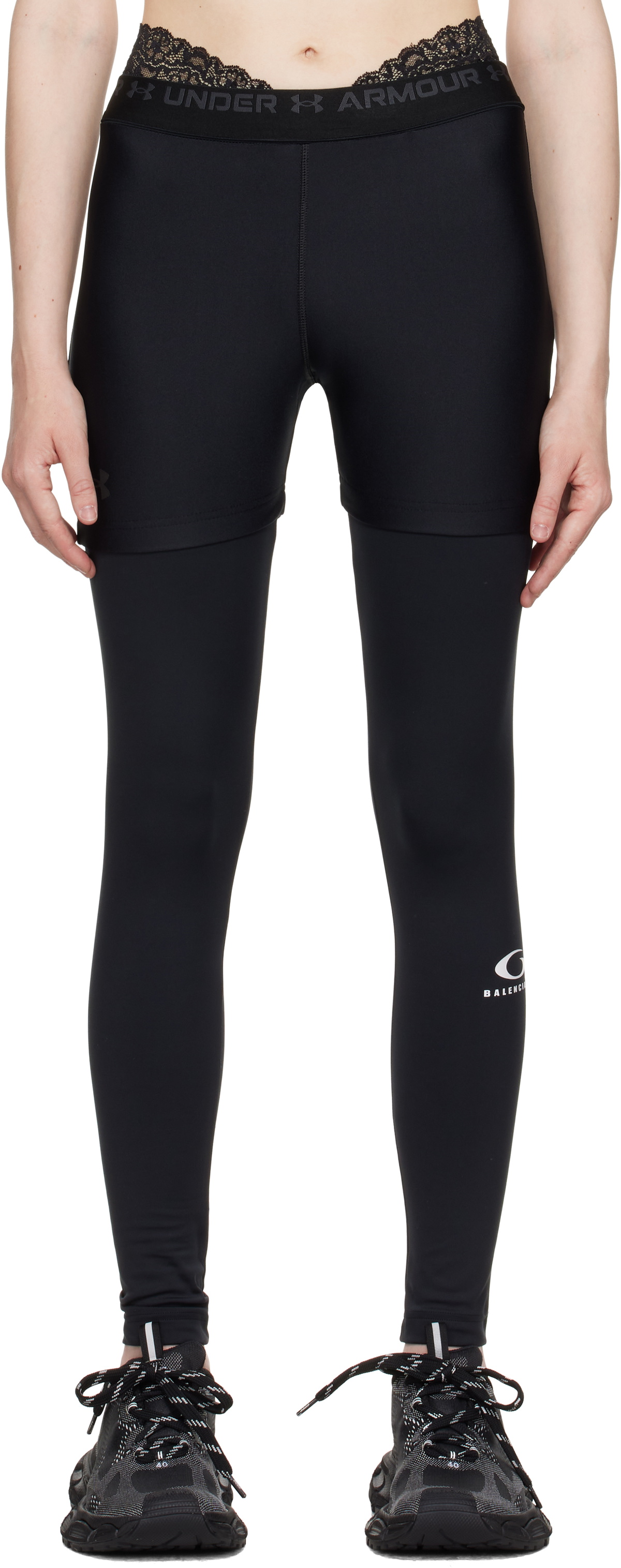 Balenciaga Black Sporty B Leggings Balenciaga