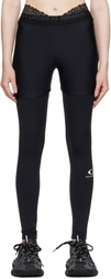 Balenciaga Black Under Armour Edition Layered Leggings