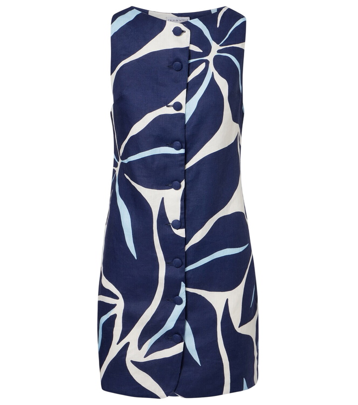 Photo: Cala de la Cruz Rhoda printed linen minidress