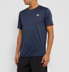 New Balance - Accelerate Stretch Tech-Jersey T-Shirt - Blue