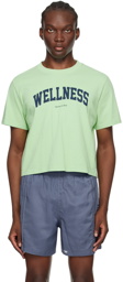 Sporty & Rich Green 'Wellness' Ivy T-Shirt